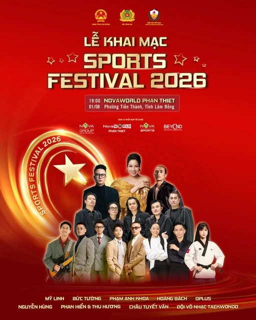 Khai Mạc Sports Festival 2026: Dàn Sao Và Pháo Hoa Tối 1/8