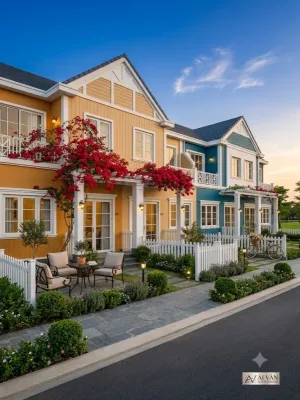 Nhà phố NovaWorld Phan Thiết – Khu Florida 1 Phân khu 3. Nhà hoàn thiện, full nội thất, vào ở hoặc khai thác ngay.