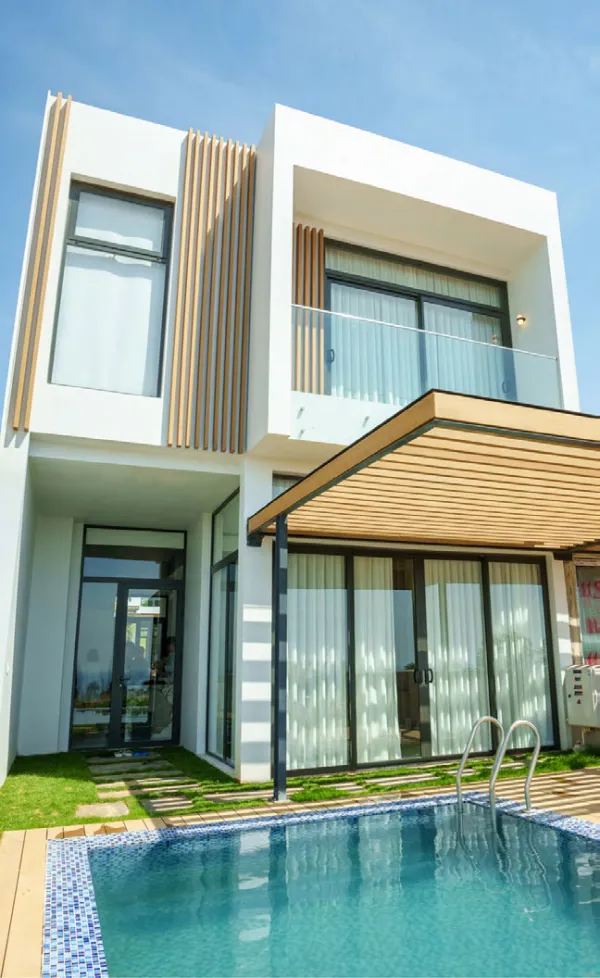 Biệt thự đã bàn giao tại NovaWorld Phan Thiết, có hồ bơi riêng trước hiên