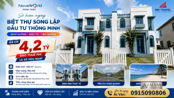 biệt thự song lập nhà thô khu 4 gần nhiều căn đã vận hành